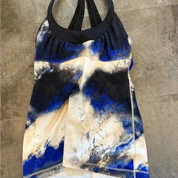 Lululemon Scoop Me Up Tank - Milky Way Multi Print sz 8 - Picture 4 of 8